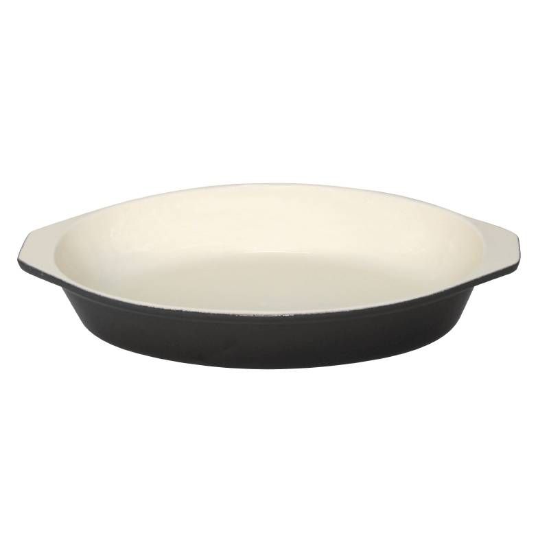 Vogue Gratineer Schaal Ovaal Zwart 21 cm