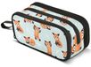 Grande trousse à 3 compartiments, disponible en plusieurs couleurs