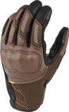 DIFI Rebel Air Motorhandschoenen - Bruin/zwart - Maat S
