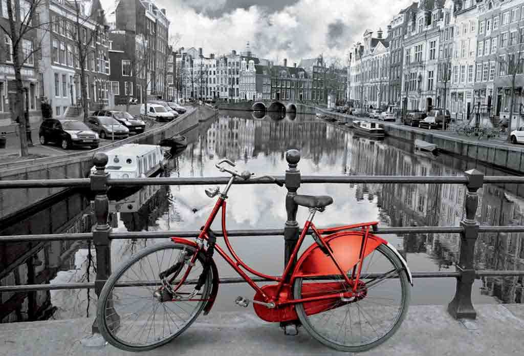 Educa Aan de Amsterdamse grachten - 3000 stukjes