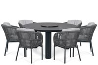 Lifestyle Garden Furniture Lifestyle Lifestyle Monaco/Arancia 150 cm dining tuinset 7-delig