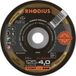 Rhodius 207830 FS1 FUSION Disque à ébarber acier inoxydable, acier 10 pc(s)