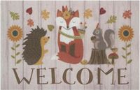 Tapeso Deurmat Welcome Fall - multi 45x70 cm