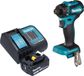 Makita DDF 083 SG1 accuboormachine 18 V 40 Nm 1/4'' borstelloos + 1x oplaadbare accu 6.0 Ah + lader