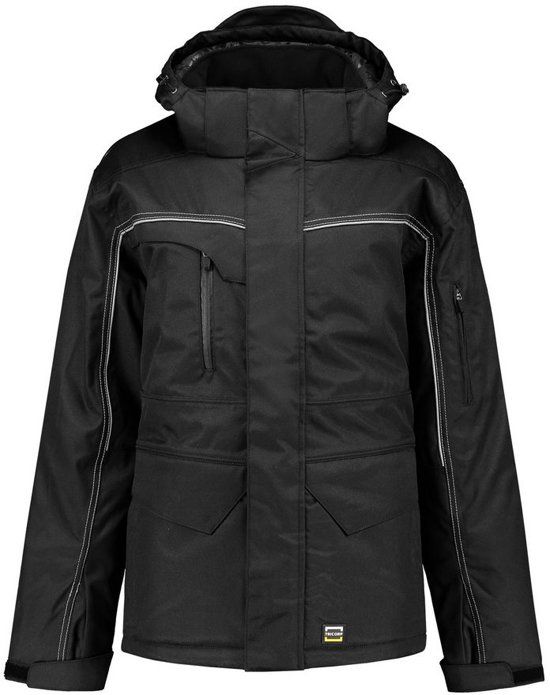 Tricorp midi parka canvas - Workwear - 402007 - zwart - maat S