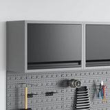 vidaXL Gereedschapskast Zwart en Grijs 50 x 25 x 35 cm Staal