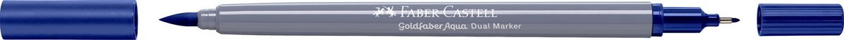 Faber-Castell - Duo aquarelmarker Goldfaber - hel roodblauw 151 - brush / 0,4mm - FC-164651