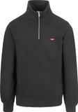 Levi's Sweater Half Zip Zwart - Maat L - Heren