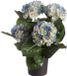 Louis Maes Kunstplant - Hortensia hydrangea - blauw - in pot - 44 cm