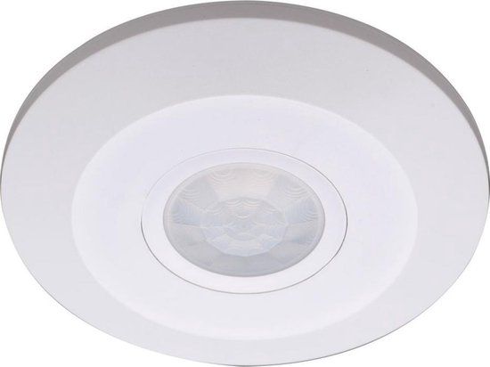 HOFTRONIC PIR Bewegingsmelder opbouw incl. Schemerschakelaar - 360° Detectiehoek - 6 meter bereik - Maximaal 1000 Watt