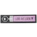 Depesche 004298-083 lussen sleutelhanger van vilt, met gegraveerde metalen afwerking en iconische opdruk, liefde het leven, Rose, ca. 18,7 x 4,4 x 1 cm