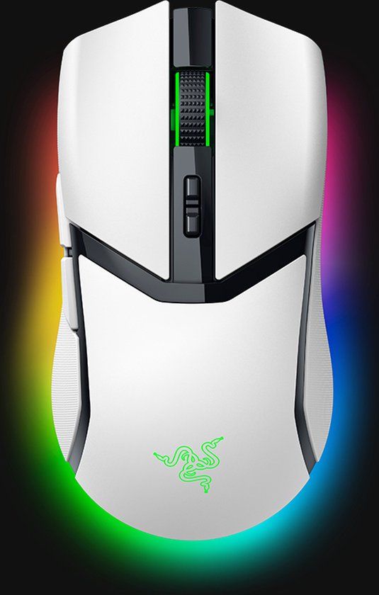 Razer Cobra Pro - Draadloze Gaming Muis - RF Wireless + Bluetooth + USB-C - 30000 DPI - Wit