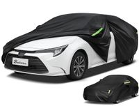 Sailnovo Sedan Autohoes, waterdicht, alle weersomstandigheden, robuuste volledige buitenhoes voor Audi, Honda Snow Sun UV-bescherming met rits, universele pasvorm voor sedan (178 tot 185 inch)