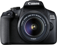 Canon EOS 2000D BK 18-55 IS + SB130 +16GB - Zwart
