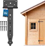 KOTARBAU® Scharnieren, Staal, 250 mm, Zwart, T-Scharnier