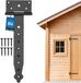 KOTARBAU® Scharnieren, Staal, 250 mm, Zwart, T-Scharnier