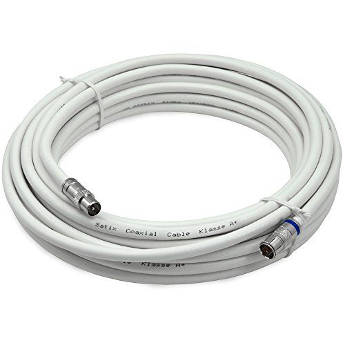 Satix SKK01003 coaxkabel F-snelstekker Horizon Box modemkabel "F/IEC-kabel", 10m wit