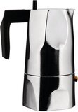 Alessi Ossidiana Percolator - 3 kops - Aluminium - Zilver