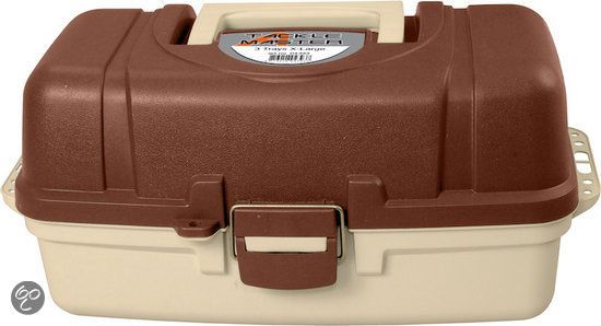 Albatros Tackle Master XL - Viskoffer Met 3 Laden - 48 x 25 x 25 cm - Bruin