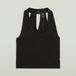 G-Star Back Snap Slim Cropped T Femme XL Dk Black
