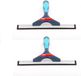 Merkloos / Sans marque 2x Raamwissers/raamtrekkers met ergonomische soft grip en natuurrubber strip 25 cm