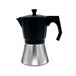Bastilipo Mokka Induction 9N Italiaans koffiezetapparaat, aluminium, voor 9 kopjes, zwart