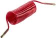 Spiraalslang Rood 10mm x 3.6m met 1/4 inch BSP mannelijke aansluiting