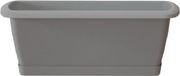 Prosper Plast Espana Set Een Kast van een Balkon met een Standaard, 49 x 18,4 x 14,5 cm, Steengrijs, 49x18.4x14.5 cm
