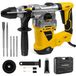 Merkloos Boorhamer SDS Plus - 1500 W - 6 J - 4 functies - Met accessoires