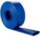 Tuyau d'évacuation - Tuyau plat tissé en PVC, 76 mm x 32 m - Tuyau d'eau de qualité lourde - Convient aux pompes et au drainage - Avec colliers de serrage - Vert armée