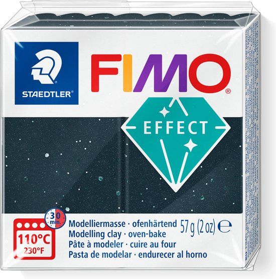 Fimo effect boetseerklei 57 g stone zwart graniet