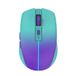 Inca IWM-511RM muis Kantoor Rechtshandig RF Wireless + Bluetooth + USB Type-C Optisch 1600 DPI Groen, Violet