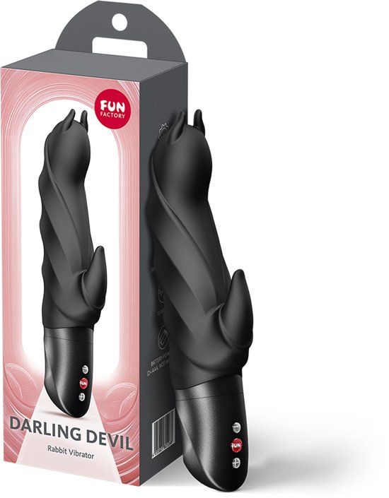 FUN FACTORY Darling Devil Rabbit Vibrator Black