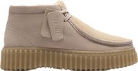 Clarks Torhill Moss Veterlaarsjes Suède Zand Dames Maat 37.5