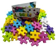Meli Maxi Constructor Rose – Briques de construction set, 120 pièces