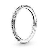Pandora ME Ring van sterling zilver met heldere zirkonia, Metaal, Kubieke zirkonia