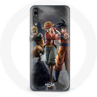 Maniacase Hoesje voor Huawei P20 Sangoku naruto Luffy uit één stuk Dragon Ball z 3D Anime manga