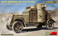 MiniArt Modelbouwpakket Militaire voertuigen - 39023 Austin Pantserwagen 1918 Patroon - Britse Dienst Dunsterforce met Volledig Interieur Plastic - 1:35 - Modelbouw