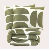 NOUS Living katoenen dekbedovertrek lits-jumeaux (240x220 cm)