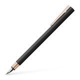 Faber-Castell Vulpen - NEO Slim - Zwart Mat Rosé Goud - F