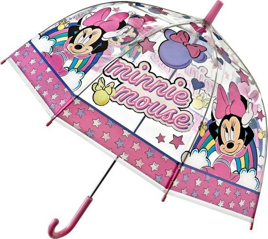 4KidsOnly Undercover Minnie Mouse Paraplu Kunststof Multicolor