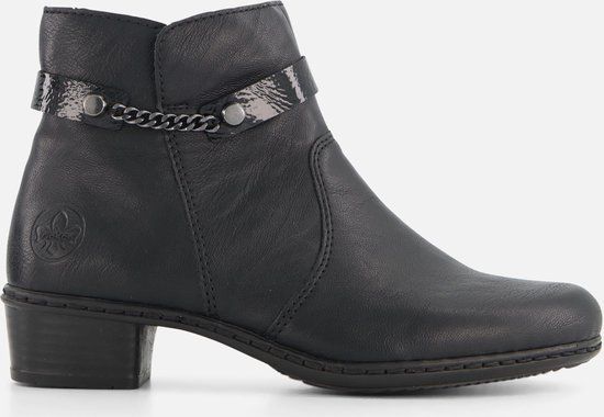 Rieker Enkellaarsjes zwart Synthetisch - Dames - Maat 39