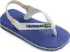 Havaianas Baby Brasil Logo Unisex Slippers - Marine Blue - Maat 19