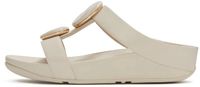 FitFlop Dames muiltjes Fino Marbled-Stone H-Bar