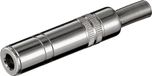 S-Impuls 6,35mm Klinke (w) Stecker - Metall - 2-polig / Mono