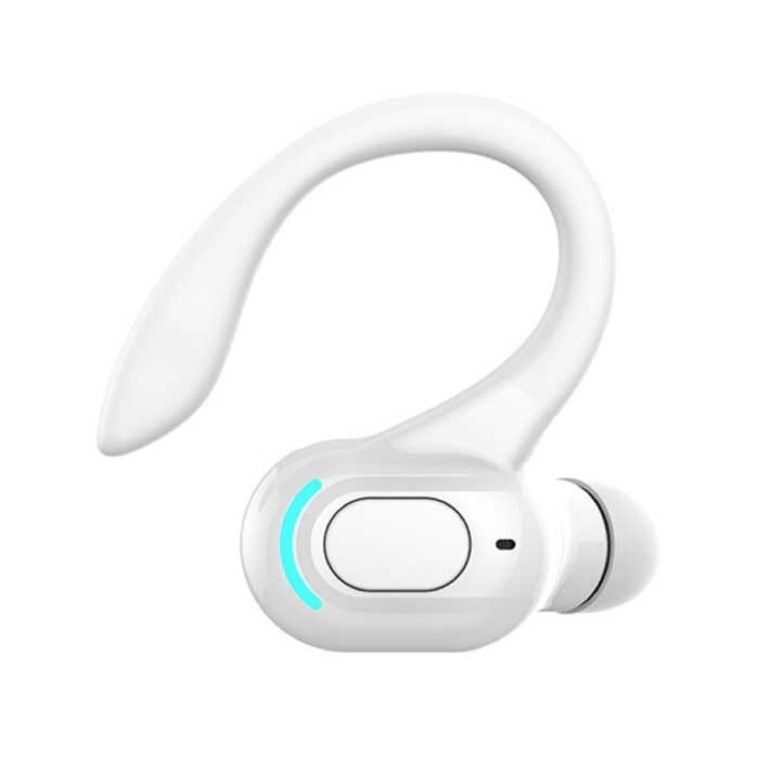 Alloyseed Draadloze Headset - Oorhaak Oordopje met Touch Control - TWS Oortje Bluetooth 5 2 Wireless Bud Headphone Oortelefoon Wit