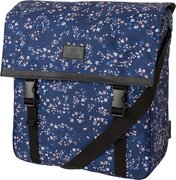 FastRider Enkele fietstas Shopper Nara Mini Flower Blauw 17L