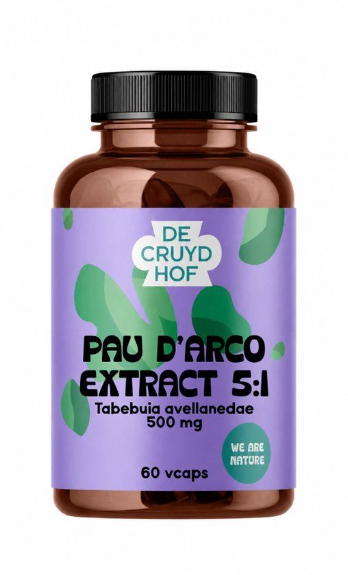 Cruydhof De Cruydhof Pau D'arco Extract 5:1 (60 vega capsules)