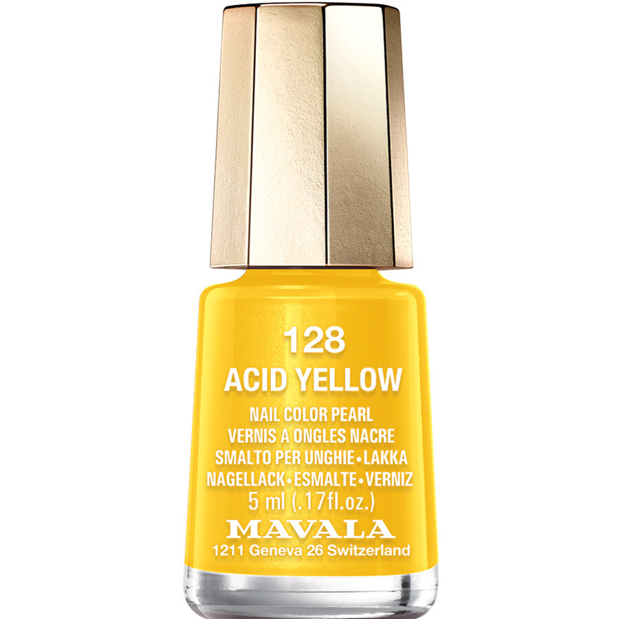 Mavala 128 - Acid Yellow Nail Color Nagellak 5 ml Nagels