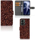 OnePlus Nord 2T Book Cover Grains de café